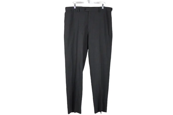 Earrings Savane Savane Tailored 2 Up Comfort Waist Gray Slacks 38X34
