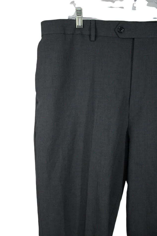 Earrings Savane Savane Tailored 2 Up Comfort Waist Gray Slacks 38X34