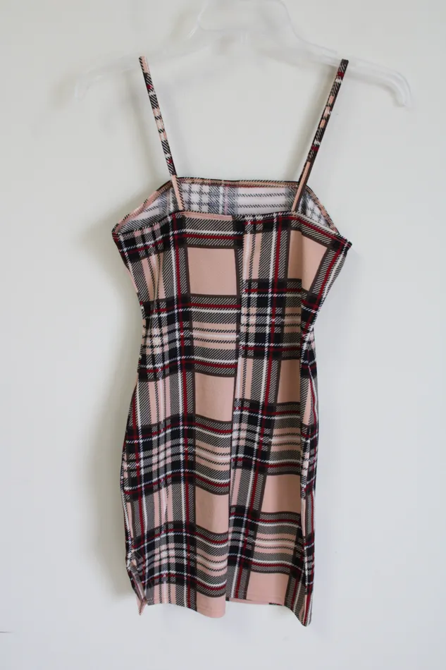 Earrings Shein Shein Plaid Fitted Cami Dress S