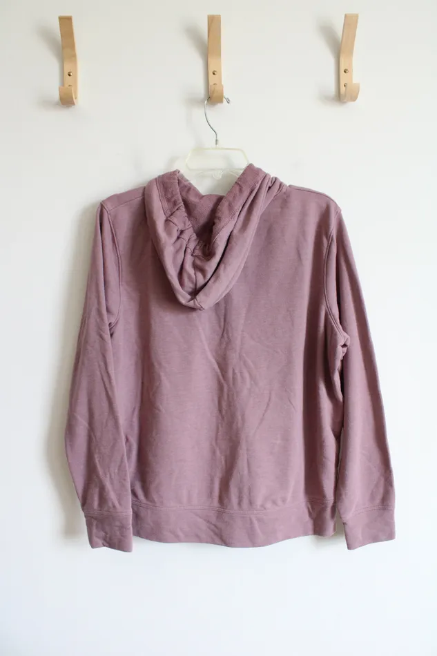 Earrings Sonoma Sonoma Mauve Soft Full Zip Jacket L