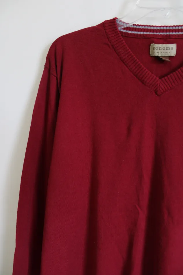 Earrings Sonoma Sonoma Red Knit Sweater L