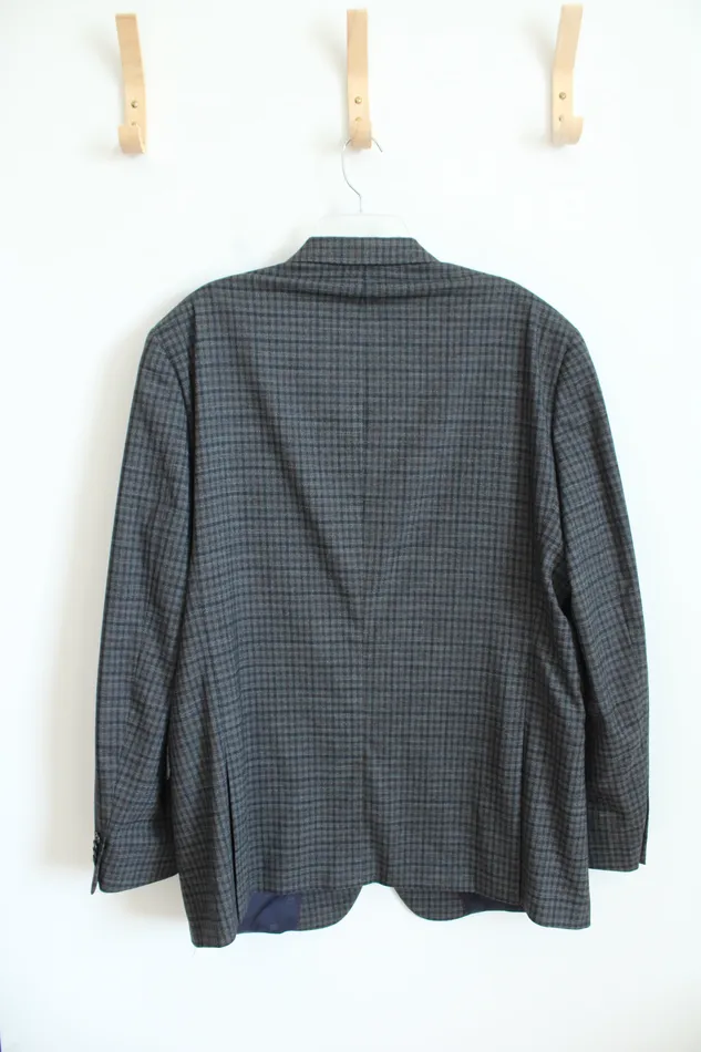 Earrings Tommy Hilfiger Gray Plaid Blazer 46L Tommy Hilfiger