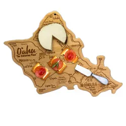 Earrings TOTALLYBAMBOO Totally Bamboo Oahu Shoreline Cutting Board