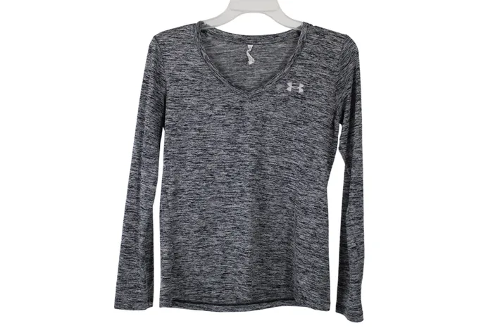 Earrings Under Armour Under Armour HeatGear Gray Long Sleeved Shirt XS