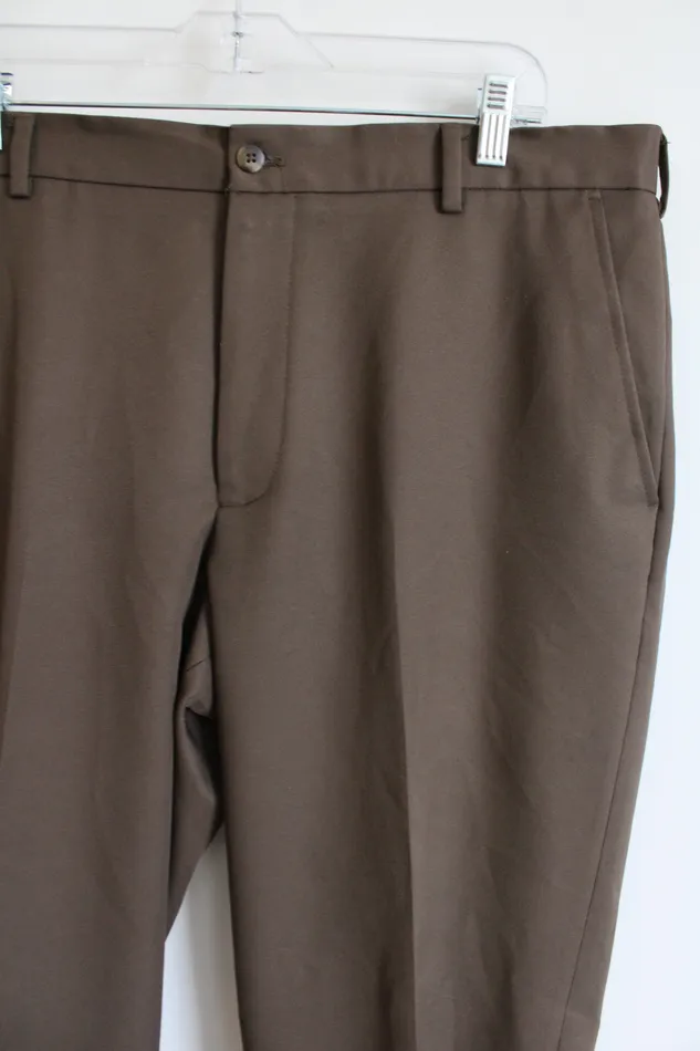 Earrings Van Heusen Dark Brown Dress Pants 36X29 Van Heusen