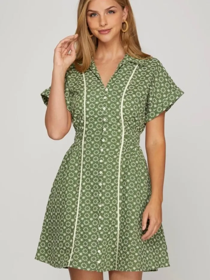 Earrings Vintage Charm PL Katie Shirt Dress
