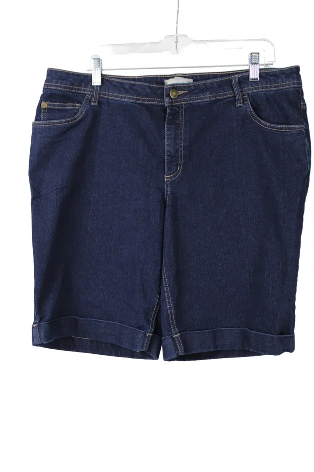 Earrings Woman Within Woman Within Denim Shorts 16W