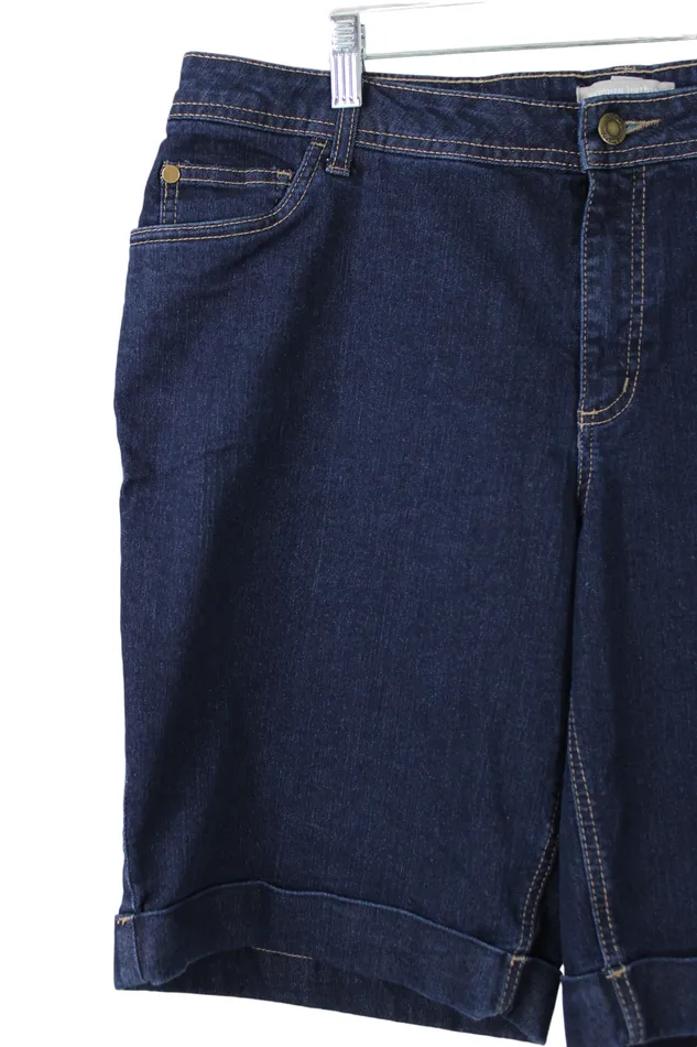 Earrings Woman Within Woman Within Denim Shorts 16W