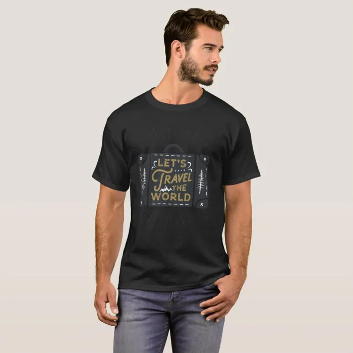 Earrings ZAZZLE World Travel Unisex TShirt