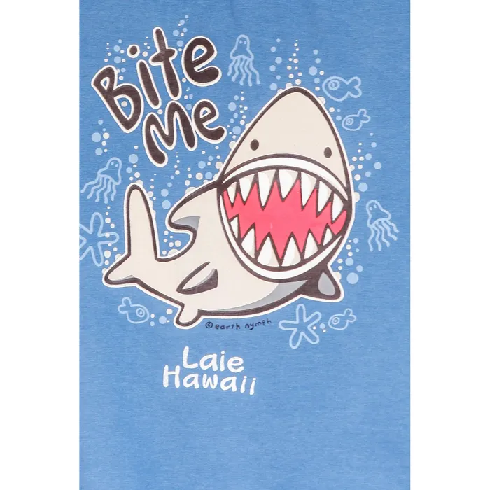 Earth Nymph Bite Me Boys Graphic Tee Shirt Blue TANKSTREAM Rings