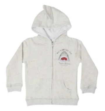 Earth Nymph Sharky Baby Boy Hoody Gray Marle TANKSTREAM Necklaces