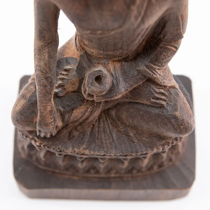 Eastern Elm Earrings Seated Medicine Buddha Statue