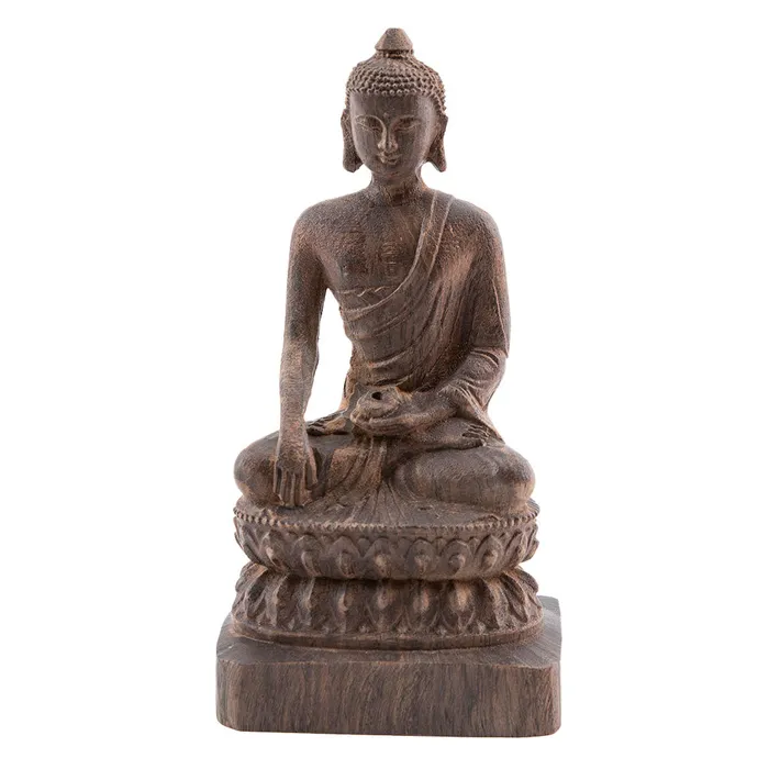 Eastern Elm Earrings Seated Medicine Buddha Statue