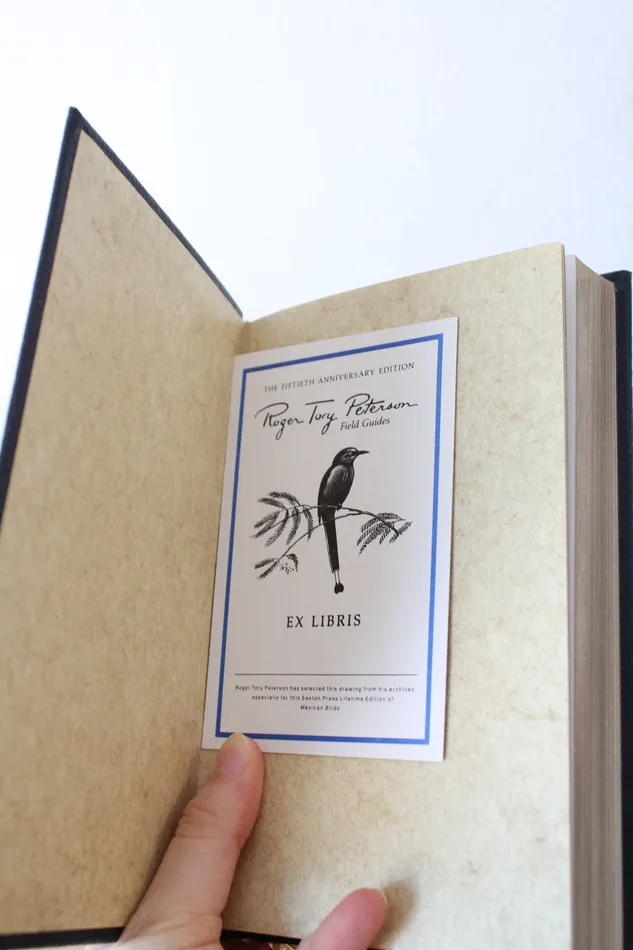 Easton Press Earrings Roger Tory Peterson Field Guide Mexican Birds Easton Press