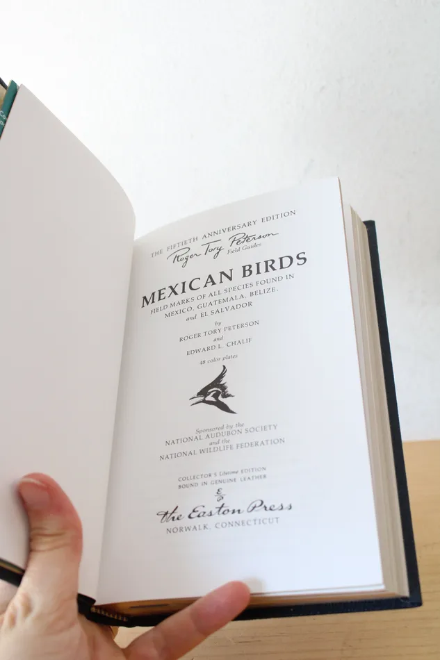 Easton Press Earrings Roger Tory Peterson Field Guide Mexican Birds Easton Press