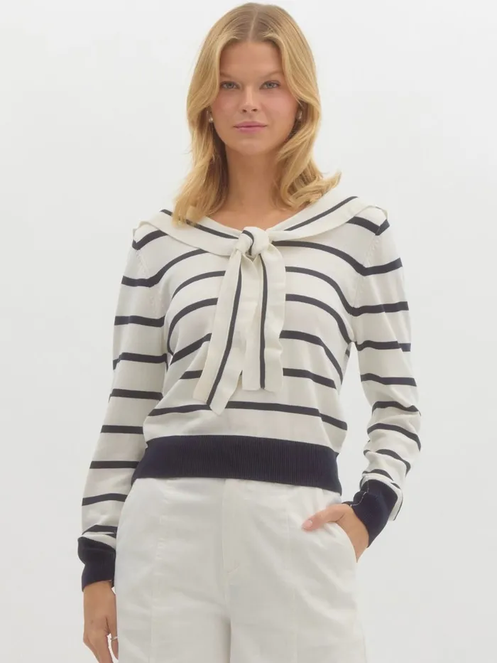 Entro Earrings Sailor Sweater
