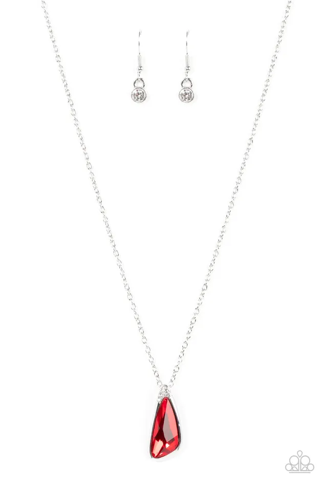 Envious Extravagance Red Paparazzi Accessories Earrings