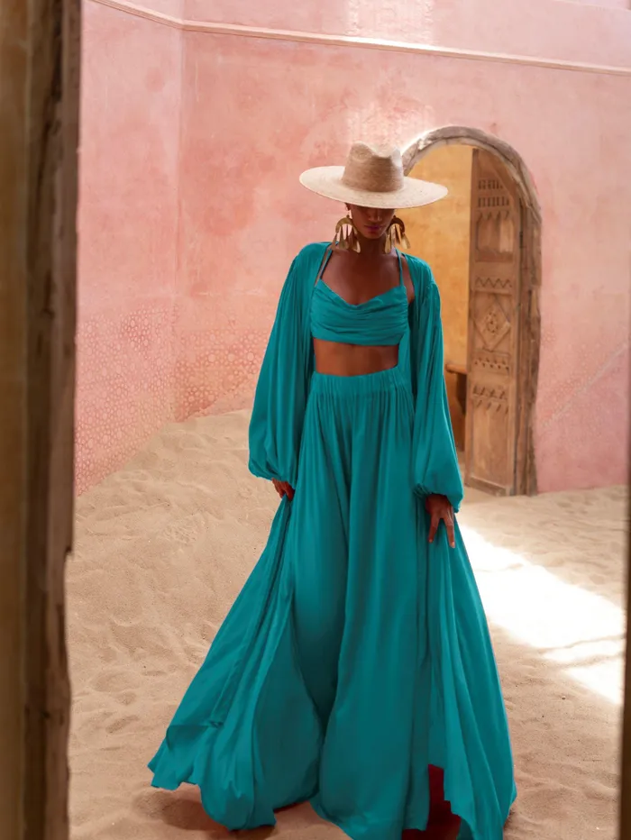 Erika Pea Earrings AVANA WIDE PANTS