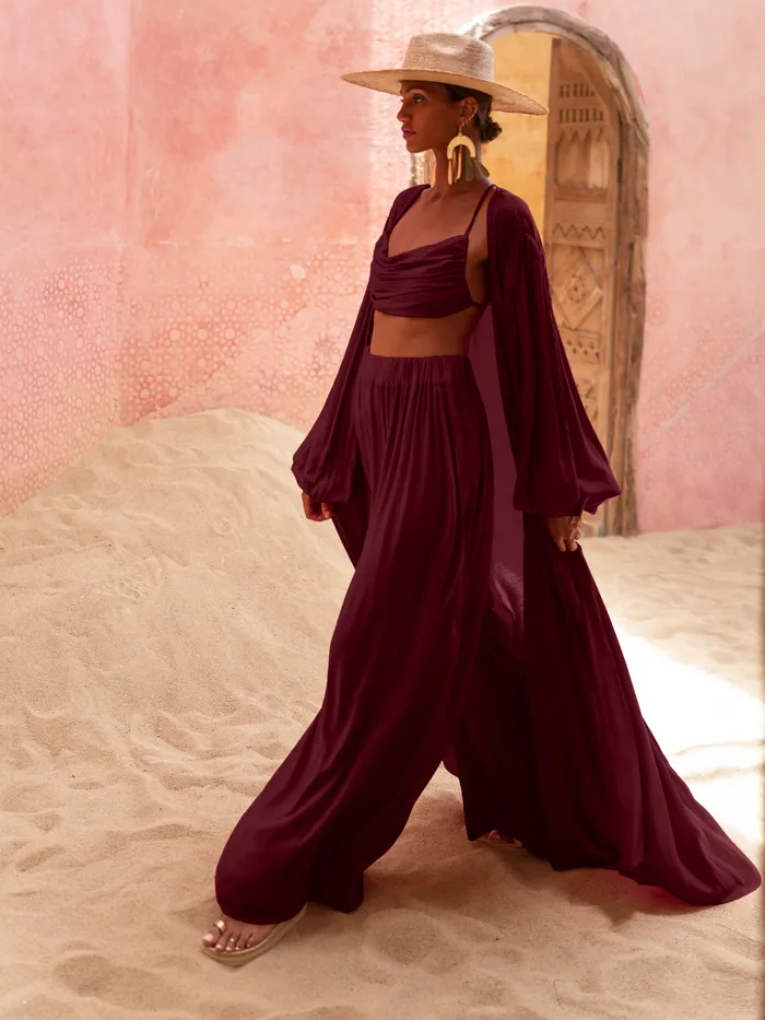 Erika Pea Earrings AVANA WIDE PANTS