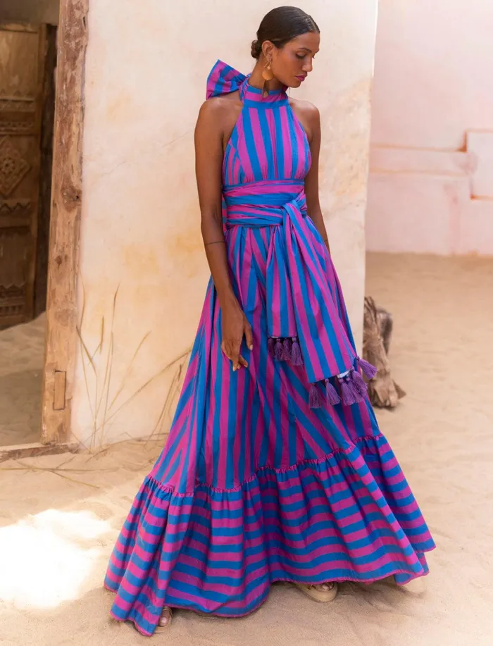 Erika Pea Earrings Joelle Maxi Dress Erika Pea Earrings Joelle Maxi Dress