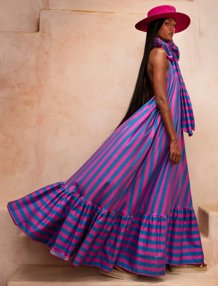 Erika Pea Earrings Joelle Maxi Dress Erika Pea Earrings Joelle Maxi Dress