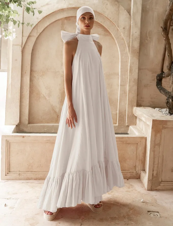 Erika Pea Earrings Joelle Maxi Dress Erika Pea Earrings Joelle Maxi Dress