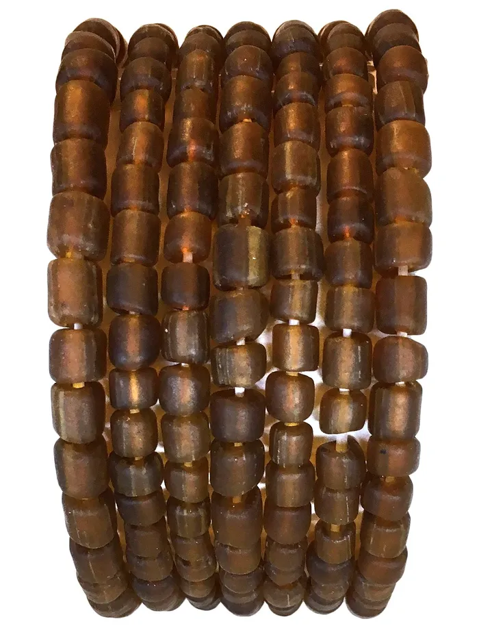 Erika Pea Earrings Mona Island Layered Glass Bead Cuff Erika Pea Earrings Mona Island Layered Glass Bead Cuff