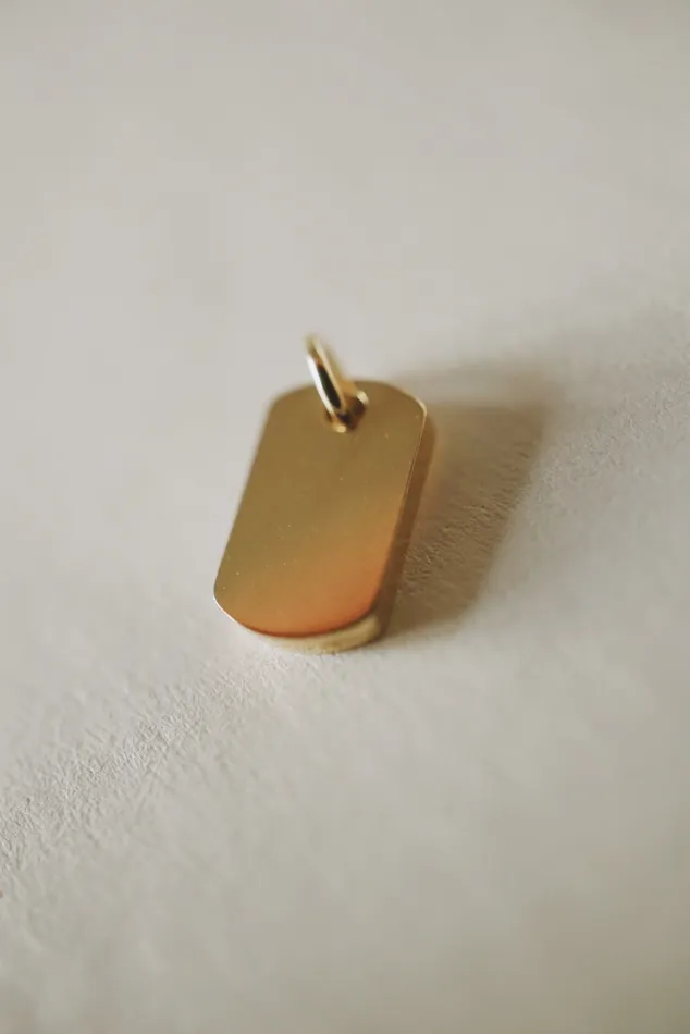 Foe Dear Dog Tag Charm Pendant readytoship Necklaces