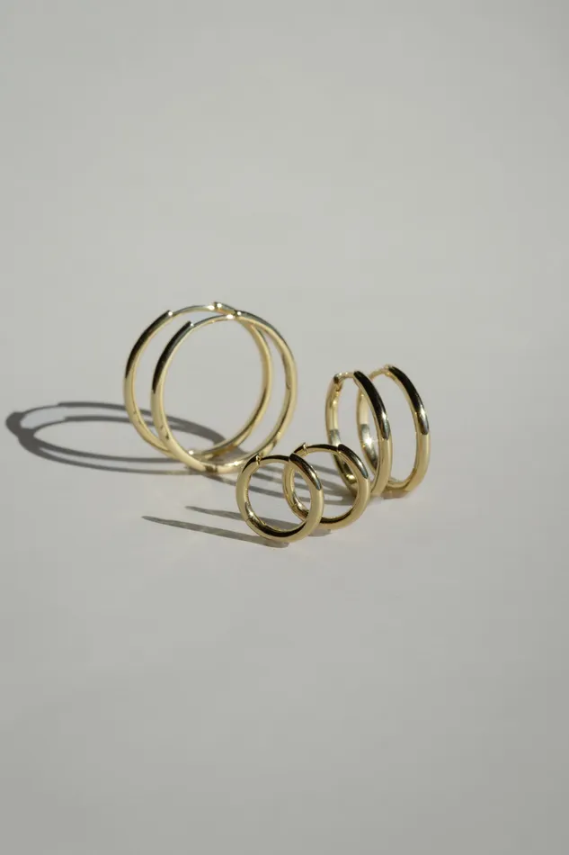 Foe Dear Earrings Everyday Hoops readytoship