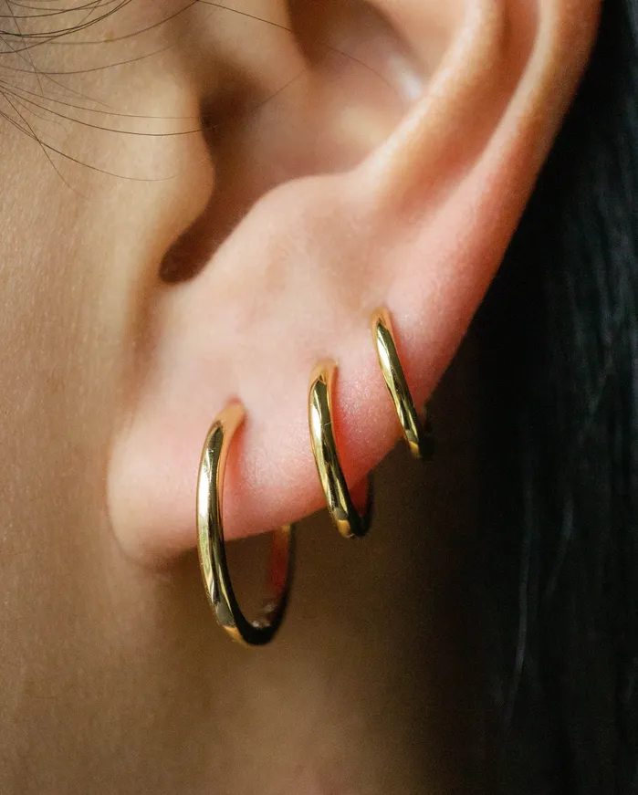 Foe Dear Earrings Everyday Hoops readytoship