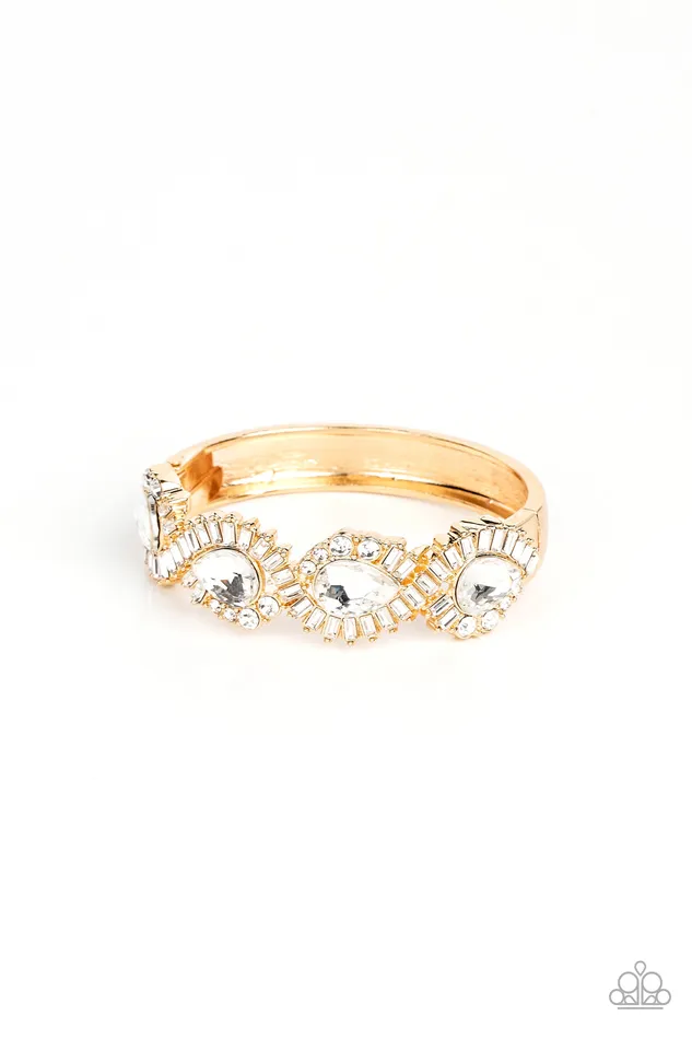 For the Win Gold Paparazzi Accessories Earrings