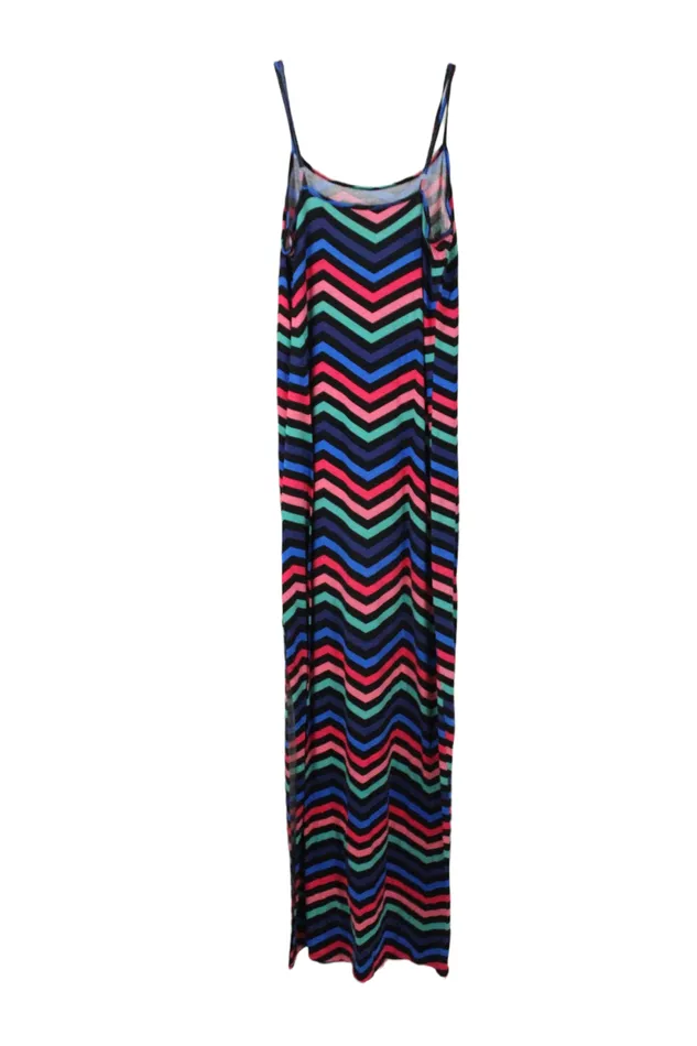 Forever 21 Chevron Maxi Dress M Forever 21 Necklaces