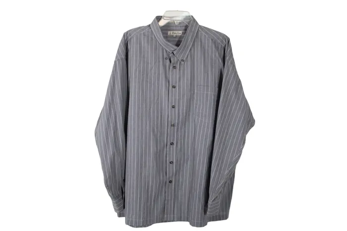 Foxfire Earrings Foxfire Gray Plaid Button Down Shirt 3XB