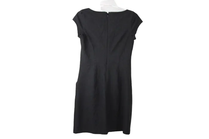 Gap Earrings Gap Dark Gray Pinstripe Dress 2