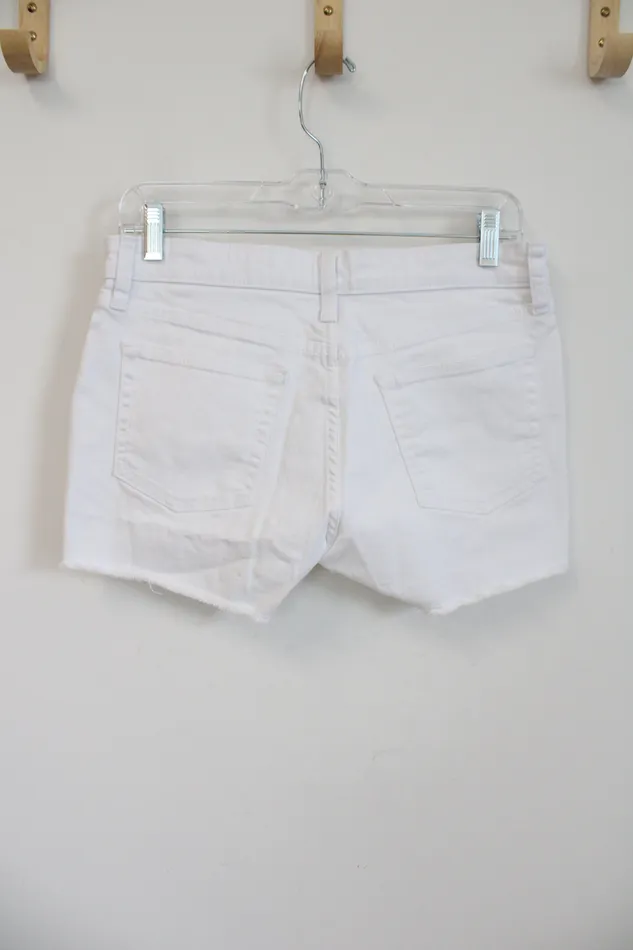 Gap Rings Gap White Sexy Boyfriend Shorts 226