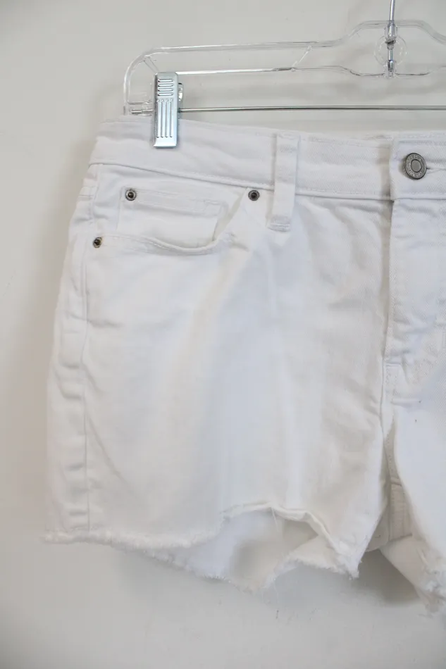 Gap Rings Gap White Sexy Boyfriend Shorts 226