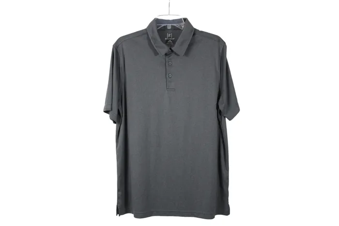 George Earrings George Gray Polo Shirt L