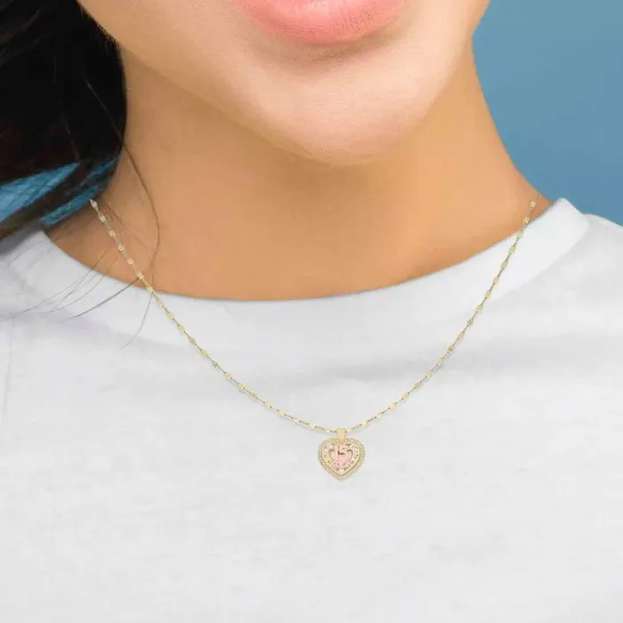 Gold Shield Necklaces Medalla 15 Aos Corazon Oro 10k