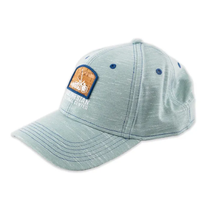 GREATMOUNTAINWE Necklaces Polynesian Cultural Center Logo Ball Cap Light Blue