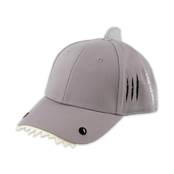 GREATMOUNTAINWE PCC Gray Shark Youth Baseball Cap Earrings