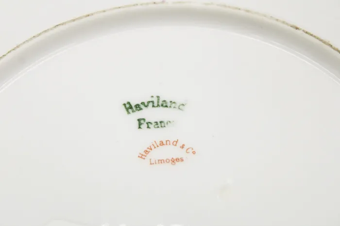Haviland Co Limoges France China Plate 8 12 Diameter Jubilee Thrift Earrings Haviland Co Limoges France China Plate 8 12 Diameter Jubilee Thrift Earrings