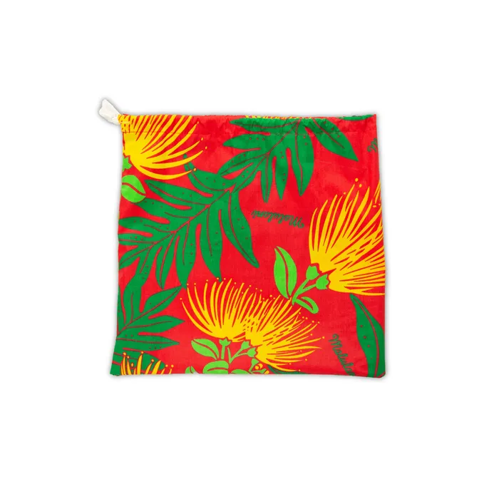 Hawaiian Pau Hula Skirt Top Malulani Keiki Set 4Y5Y MALULANIO Earrings