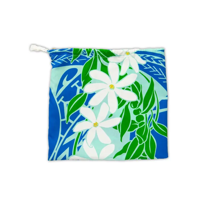 Hawaiian Pau Hula Skirt Top Malulani Keiki Set 4Y5Y MALULANIO Earrings