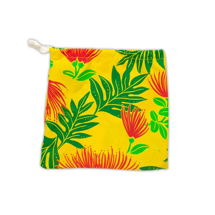 Hawaiian Pau Hula Skirt Top Malulani Keiki Set 4Y5Y MALULANIO Earrings