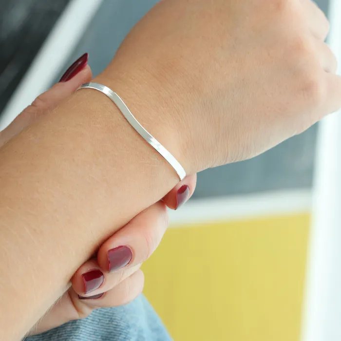 Herringbone Chain Bracelet Kris Nations Bracelets Herringbone Chain Bracelet Kris Nations Bracelets