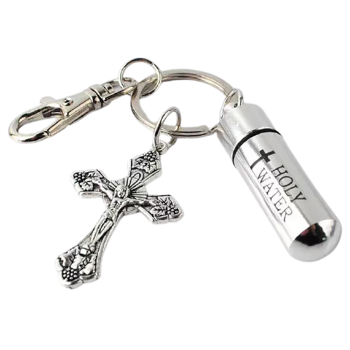Holy Water Of Jordan River Keychain Angelicprayer Necklaces