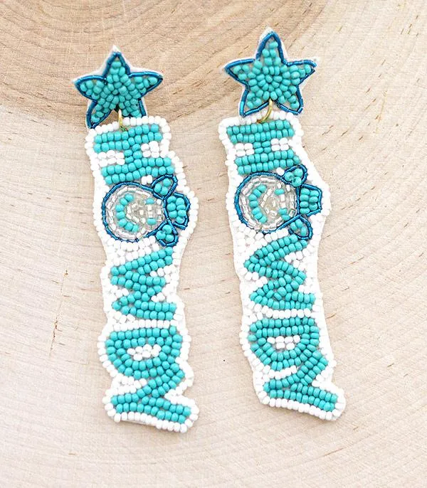 HOWDY TURQUOISE EARRINGS The Chandelier Rose Boutique Earrings