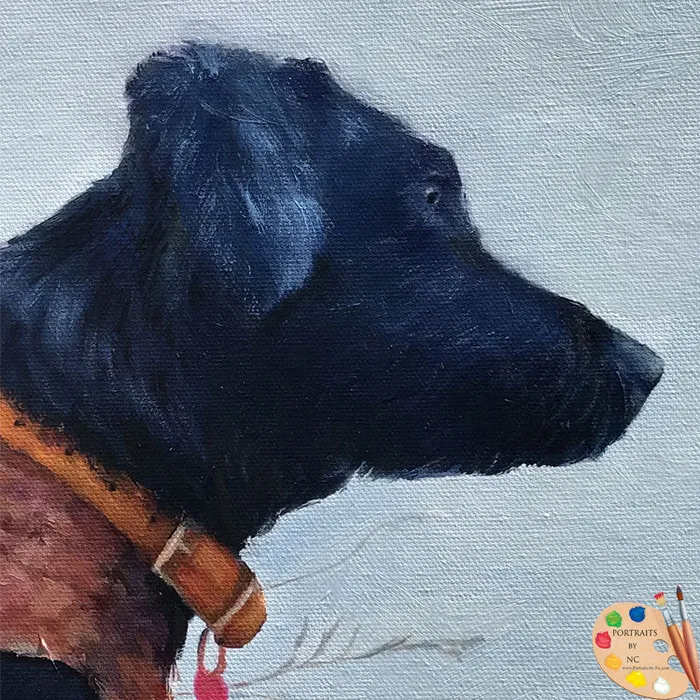 Hunting Dogs Duck Hunting Oil Painting Portraits by NC Earrings