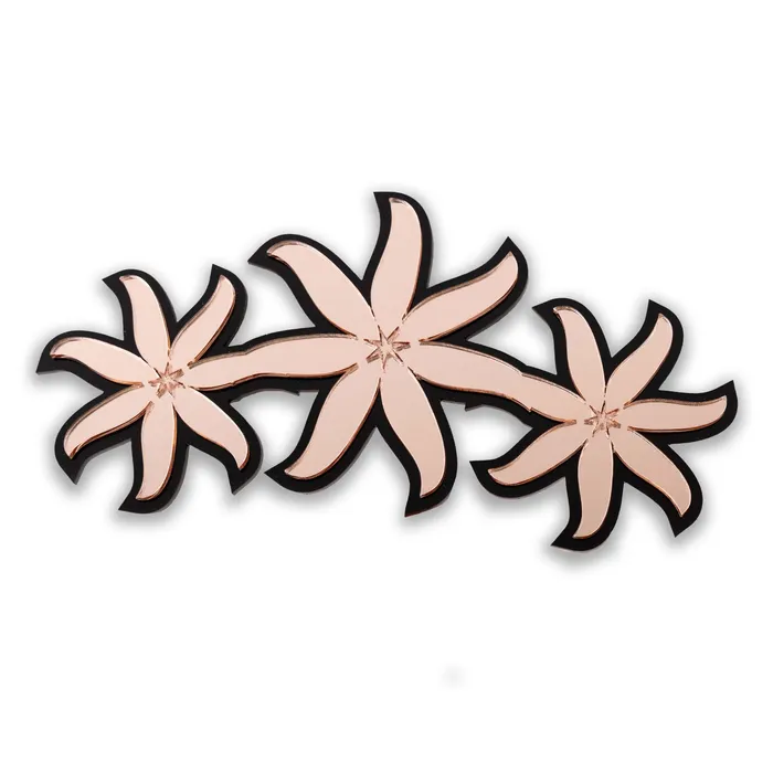 ISLANDSILVER Earrings Car Decal Tiare Clust RGBlk