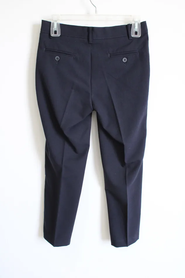 Izod Navy Blue Dress Pants 10 Izod Rings